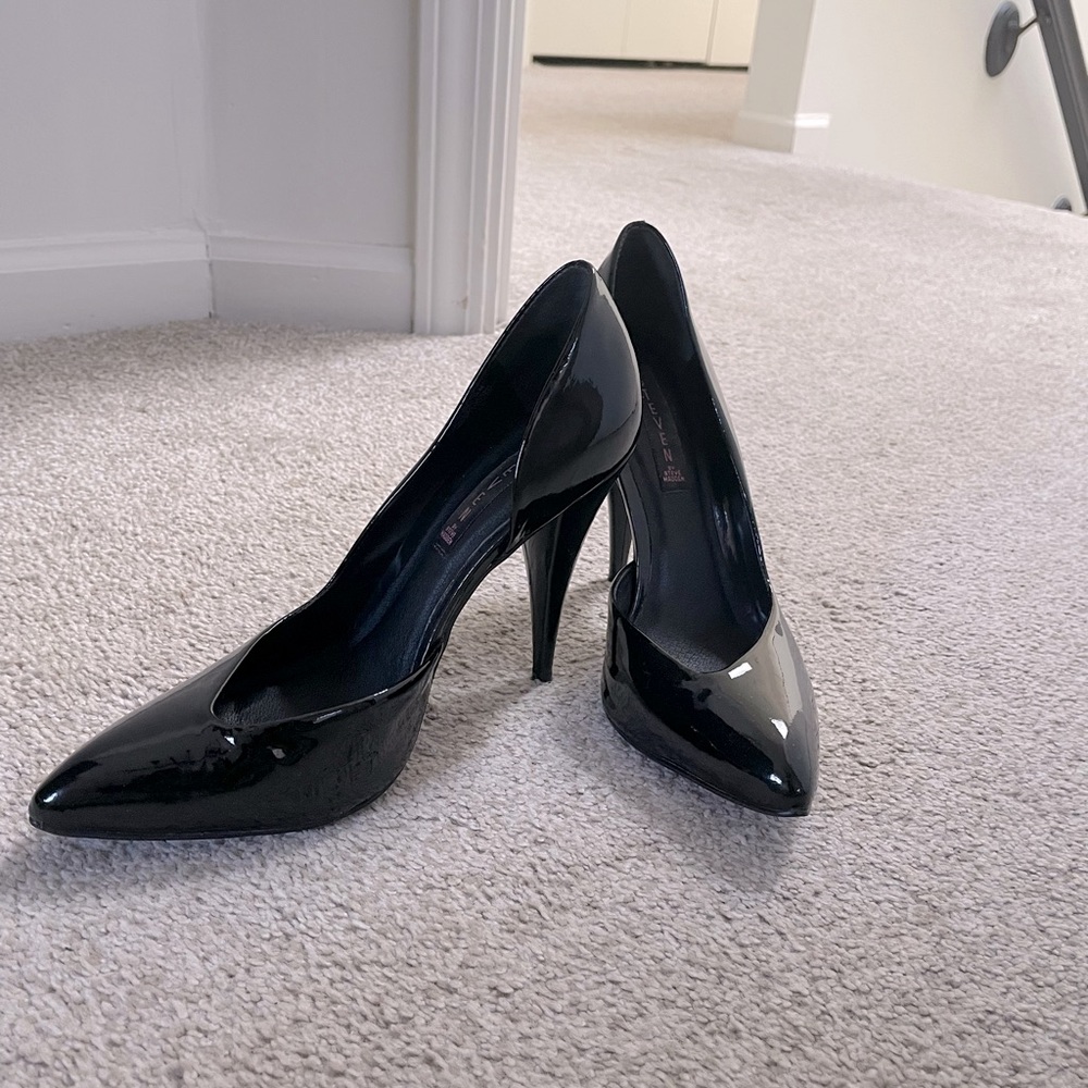 Steven by Steve Madden Asymmetrical Patent Leather Pump - Picture 3 of 6